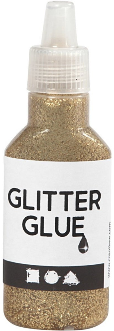 Creativ Company Glitter Glue Gold, 25 ml