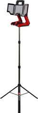 Lampe à batterie professionnelle Einhell tp-cl 18 3000 li set solo - power x-change - 18 v li-ion - 3000 lm - 5700 k - 60 LED - plage d'éclairage 270° - incl. trépied - hors TVA batterie et chargeur