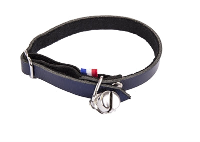 Collier Martin Kat Dakota en cuir bleu