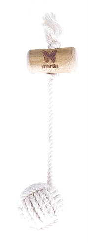 Martin Coffeehout Tensile Speels Flostouw pour les petits chiens avec cliquet
