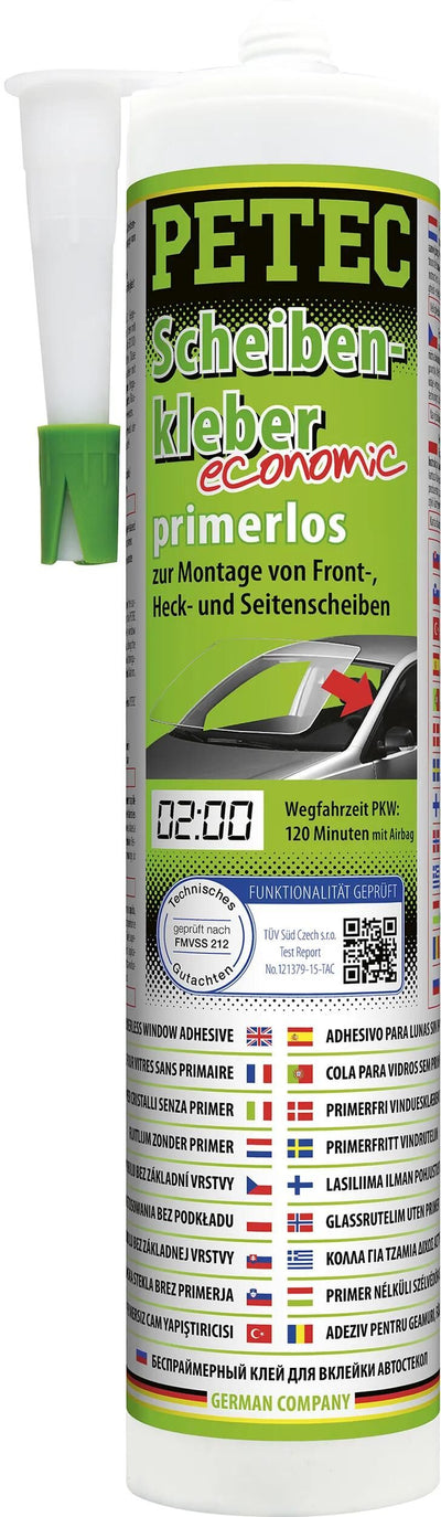 Adhésive de fenêtre Petec 1K Prim sans prime, 290 ml