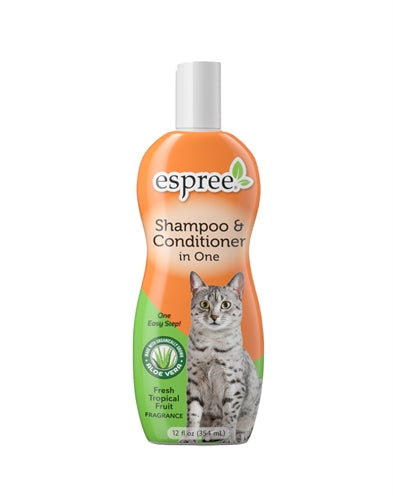 Shampooing et conditionneur 2 en 1 chat