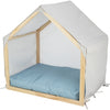 Trixie Dog Basket Tent Lias Bleu en bois Bleu