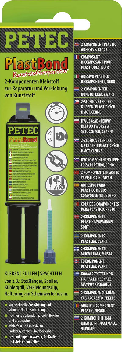 PETEC 2K ADHESIVE PlastBond 24 ml Double seringue