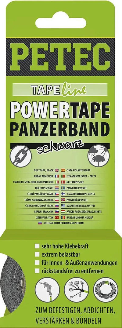 PETEC POWER TACH BLACK 5MTR.