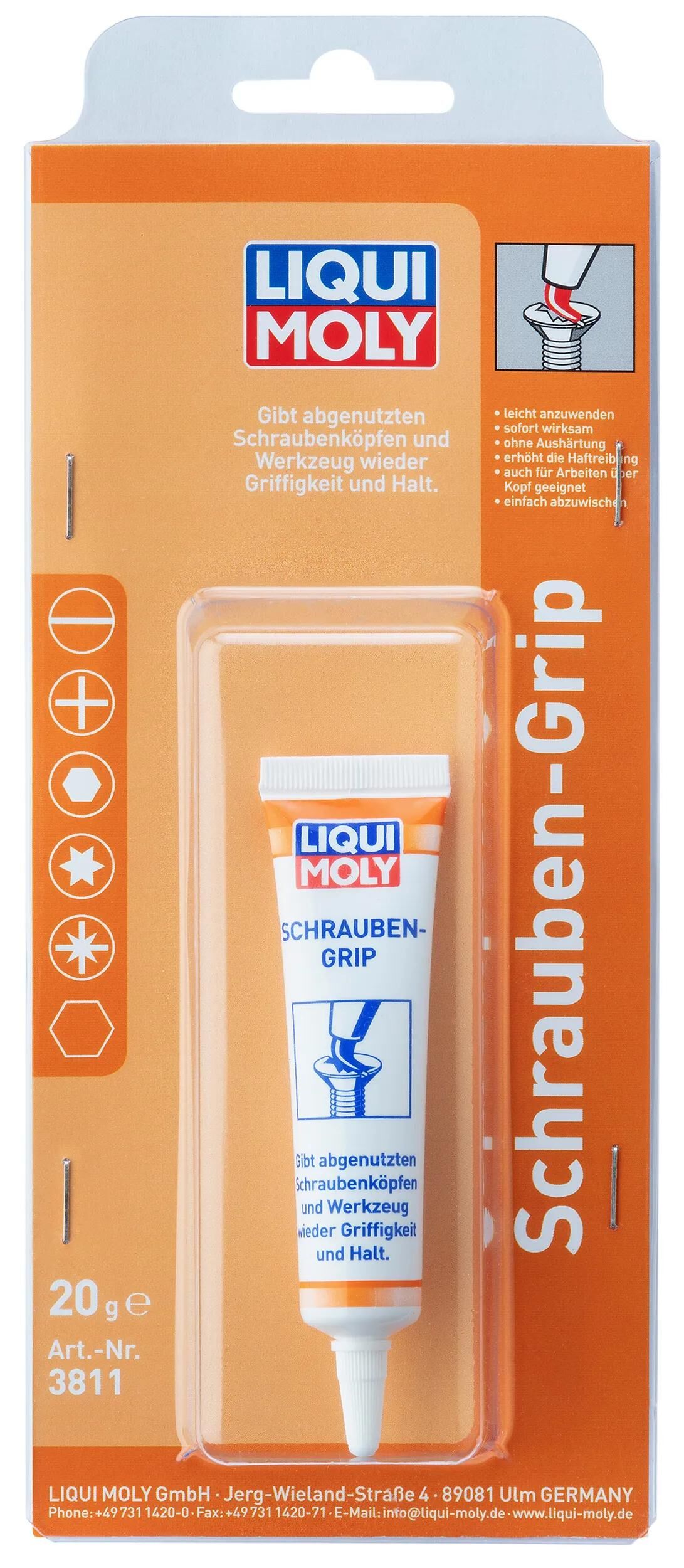 Tube de vis Liqui moly-grip 20 ml