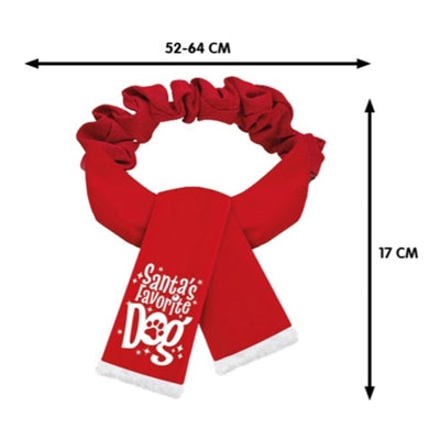 Écharpe de Noël des cadeaux Je suis un bon chien rouge vert