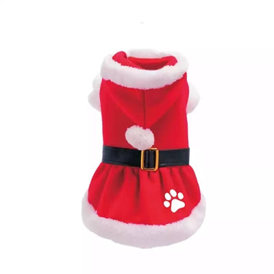 APPONDANT CADEAUX Robe de Noël Santa Claus Poot Red