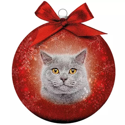 APPOSSIONNES CADEAUX BALLE DE NOIND CHAT GRY GRY ROUGE