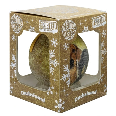 Bouettes de cadeaux de Noël Grosted Deckel Gold