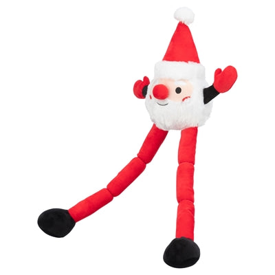 Trixie Noël Père Noël avec de longues jambes en peluche