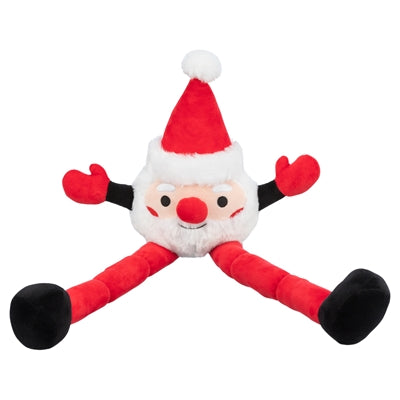 Trixie Noël Père Noël avec de longues jambes en peluche