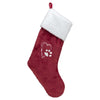 Trixie Noël chaussette de Noël en peluche rouge blanc