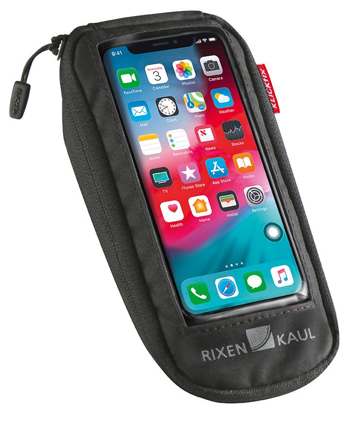 Klickfix coque de téléphone phonebag confort noir moyen