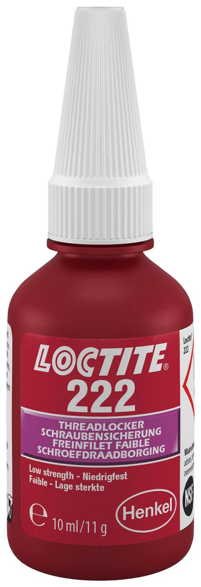 Rétention de vis loctite 10 ml 222