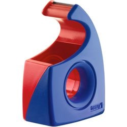 Dévidoir de ruban tesa easy cut® rouge bleu plastique
