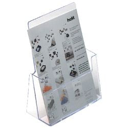 Porte-documents helit transparent 2 pièces en plastique