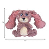 Kong Scrumplez Bunny peluche avec bip rose