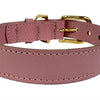 Chien de col sazzz braveheart en cuir rose