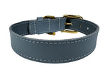 Chien de collier sazzz courageux en cuir bleu clair - afbeelding 2