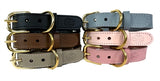 Chien de collier sazzz courageux en cuir bleu clair - afbeelding 3