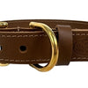 Chien de collier sazzz Braveheart en cuir Saddle Brown