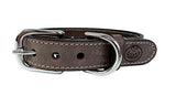 Chien de collier sazzz nomade en cuir vintage marron - afbeelding 1