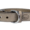 Chien de col sazzz nomade vintage en cuir beige