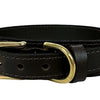 Chiens de collier sazzz en cuir pionnier brun foncé