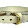 Sazzz Collar Dog Pioneer Leather Cream