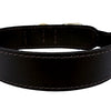 Chiens de collier sazzz en cuir pionnier brun foncé