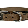 Camouflage de collier sazzz boho camouflage en cuir vintage