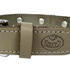 SAZZZ Collar Dog Adventure Stone Leather Taupe