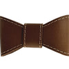 Sazzz Vlinderstrik Glamper Leather Saddle Brown