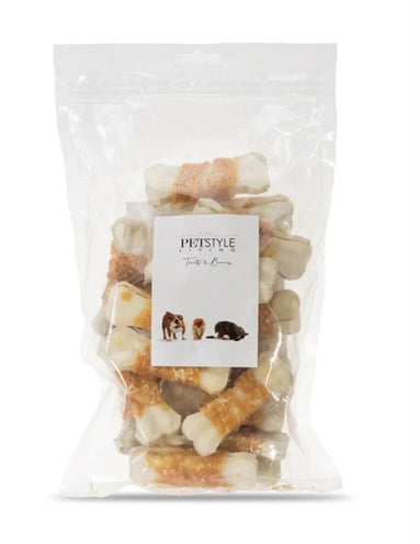 Petstyle vivant Bot pressé blanc avec poulet