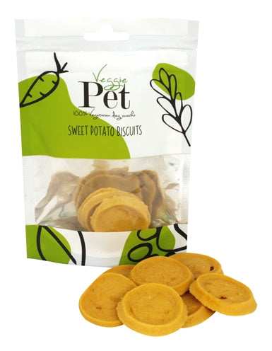 Biscuits de patate douce pour animaux de compagnie végétariens