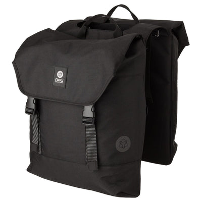 Agu dwr double sacoche de vélo urban noir