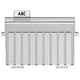 Cloison han 902511 a5 en polystyrène gris clair