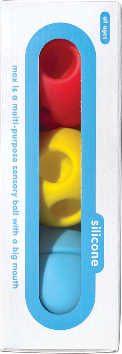 Moluk mox set couleurs primaires, lot de 3 pièces, en boîte 5,2x5,2x15,2cm, 0+