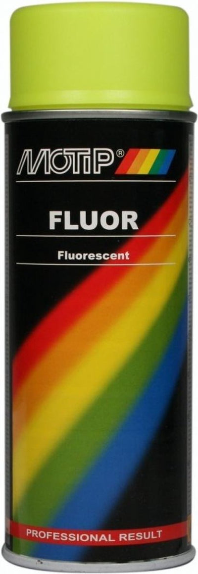 Motip 1051390 - vernis fluorescent jaune aérosol 400 ml | 1 pièce