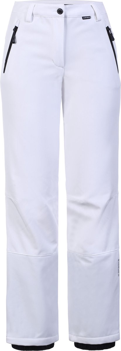 Pantalon de ski softshell Icepeak frechen pour femme - blanc - 40