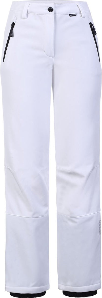 Pantalon de ski softshell Icepeak frechen pour femme - blanc - 40