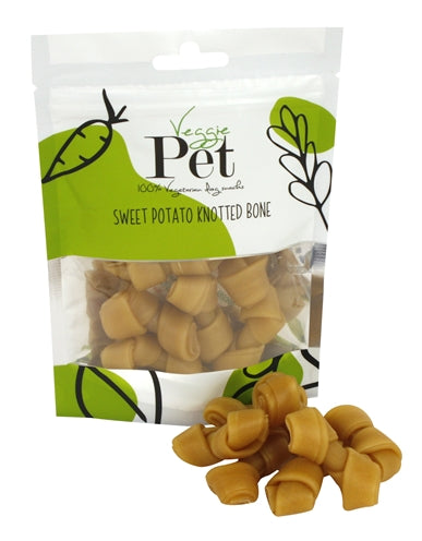 Os noué de patates douces aux animaux de compagnie végétariens
