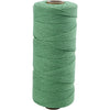 Crétiv Company Macramé Cord, L: 315 m, épaisseur 1 mm, qualité mince 12 12, vert clair, 220 g 1 balle