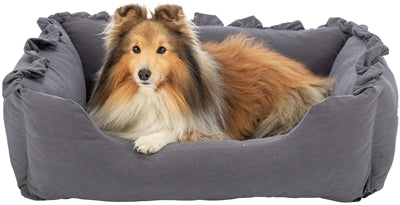 Panier de chien Trixie Amelie gris foncé angulaire