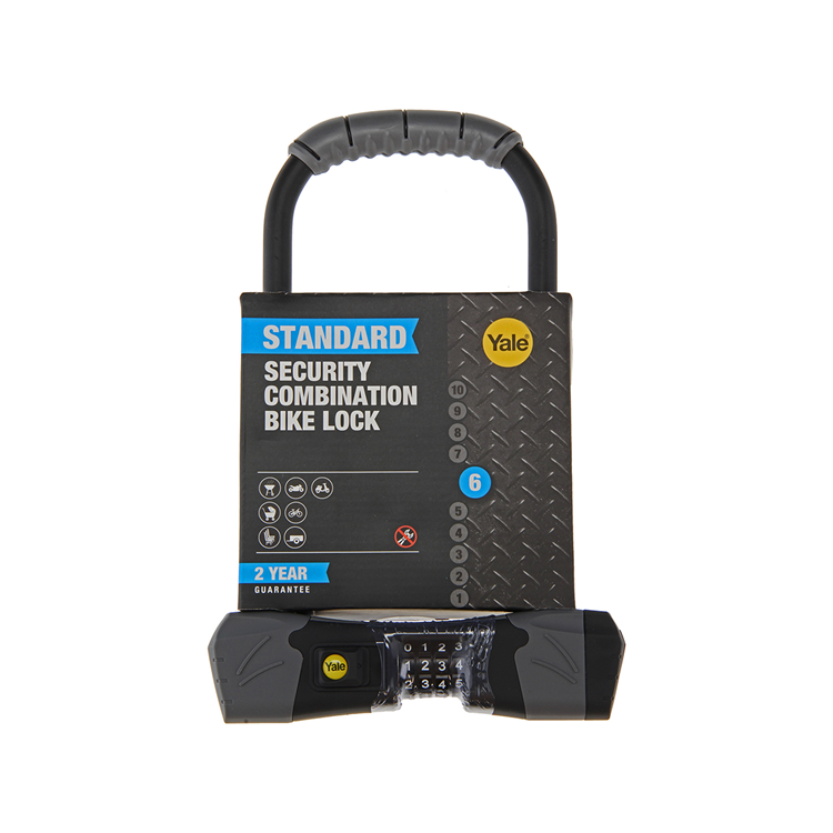 Yale 1062462 - Antivol en U avec code std sec, sécurité standard | 4 pièces
