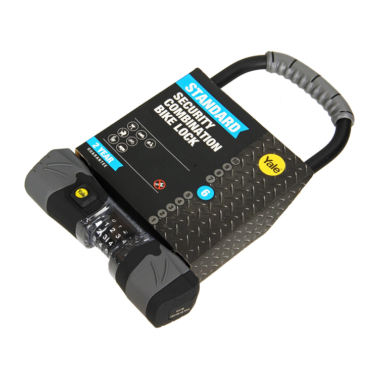 Yale 1062462 - Antivol en U avec code std sec, sécurité standard | 4 pièces