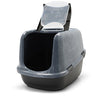 SAVIC KATTENBAK NESTOR Jumbo Marble Grey Black