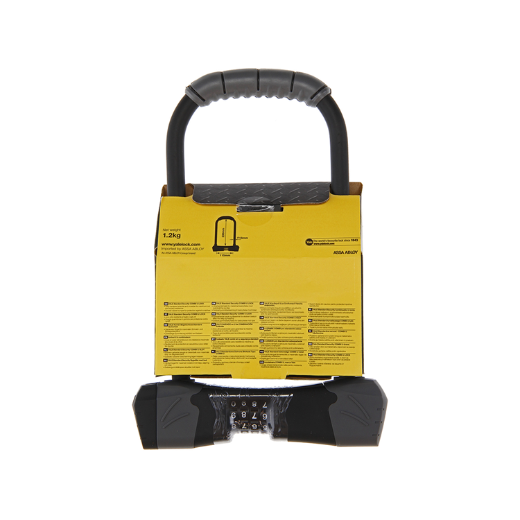 Yale 1062462 - Antivol en U avec code std sec, sécurité standard | 4 pièces