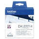 Ruban d'étiquettes brother dk22214 blanc